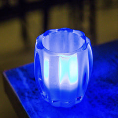 Waves Glass Candle Holder