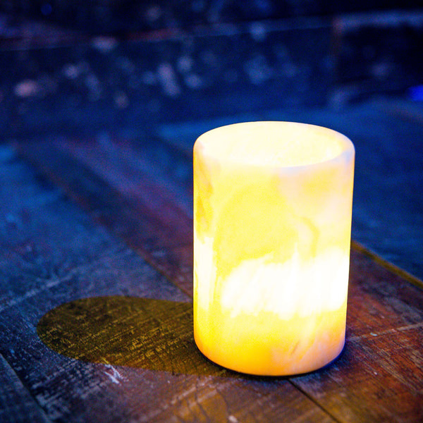 Onyx Stone Candle Holder - The Amazing Flameless Candle