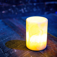 Onyx Stone Candle Holder - The Amazing Flameless Candle