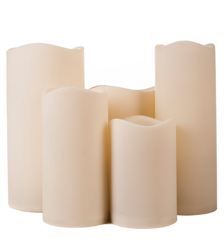 Outdoor Ivory Flameless Candles